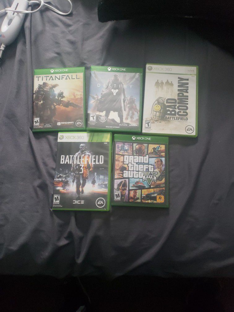 XBOX 360 And XBOX ONE GAMES