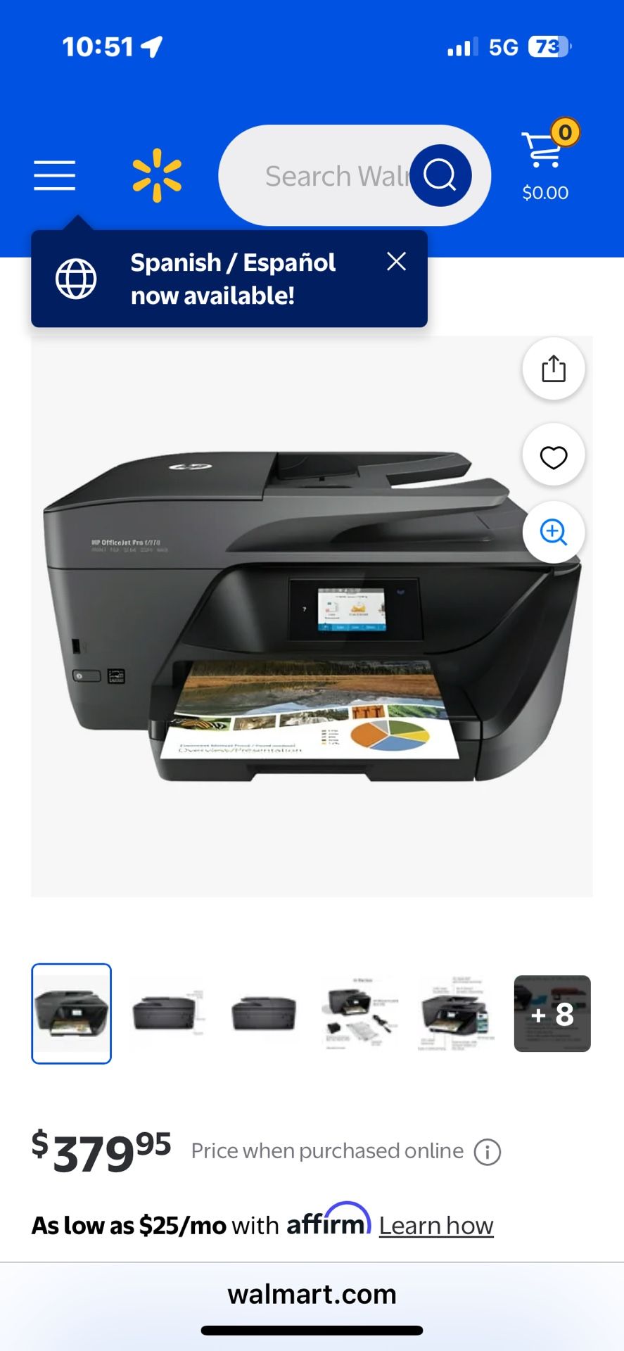 HP Printer. Excellent Condition!!