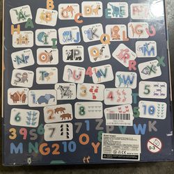 Alphabet & Numbers Flash Cards Toy Game