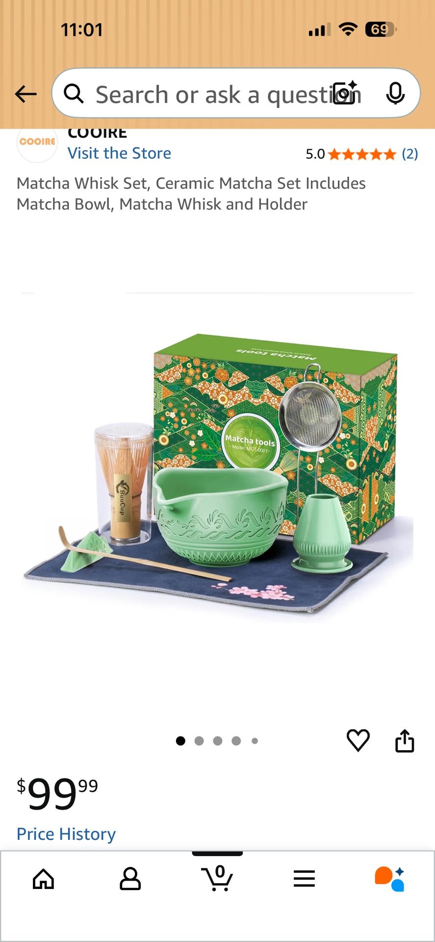 Matcha whisk set