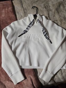 Guess Woman Crop Hoodie 