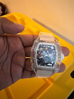 Very nice clear translucent rocket space watch