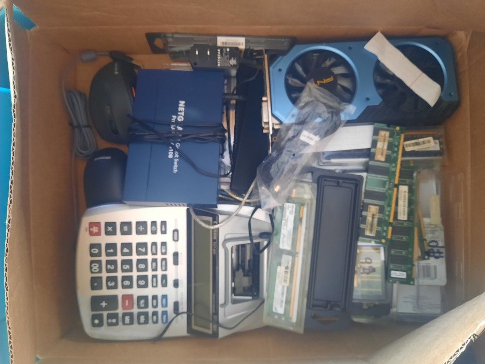 Tote Of Misc. Computer Components for Sale in San Antonio, TX - OfferUp
