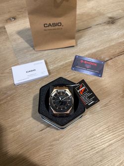 Casio G-Shock Watch Rose Gold Black