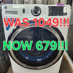 GE 4.8CF WASHER 679! 0 DOWN 0% FINANCING! 1YR WARRANTY! 48HR DELIVERY!