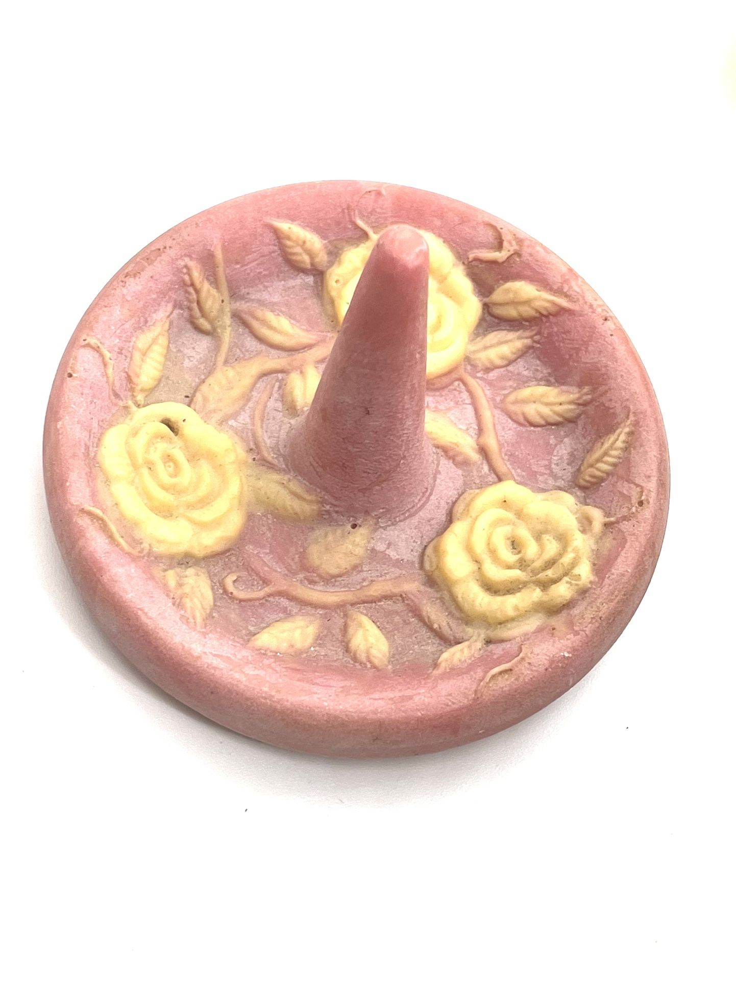 New Incolay Rose Ring Dish