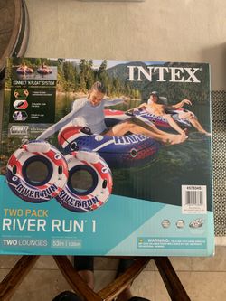 Intex 2 pack River tubes