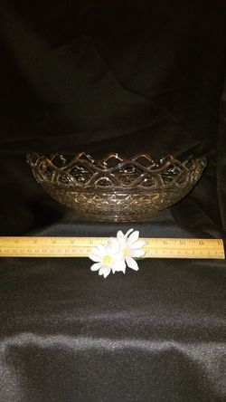 Vintage Crocheted crystal by