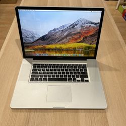 Apple MacBook Pro 17-inch 2010 2.53Ghz i5 8GB 256GB SSD High Sierra Fully Functional