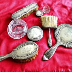 Antique Sterling Silver Vanity