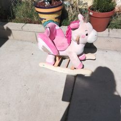 Rocking Chair Unicorn For Girls