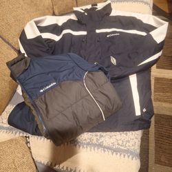 Columbia  2 In One Ski Jacket . Mens Xl