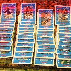 1982 Kellogg's 3-D Baseball Partial Set Of 50 Cards