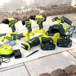 RYOBI 18V 6 Tool Combo Kit