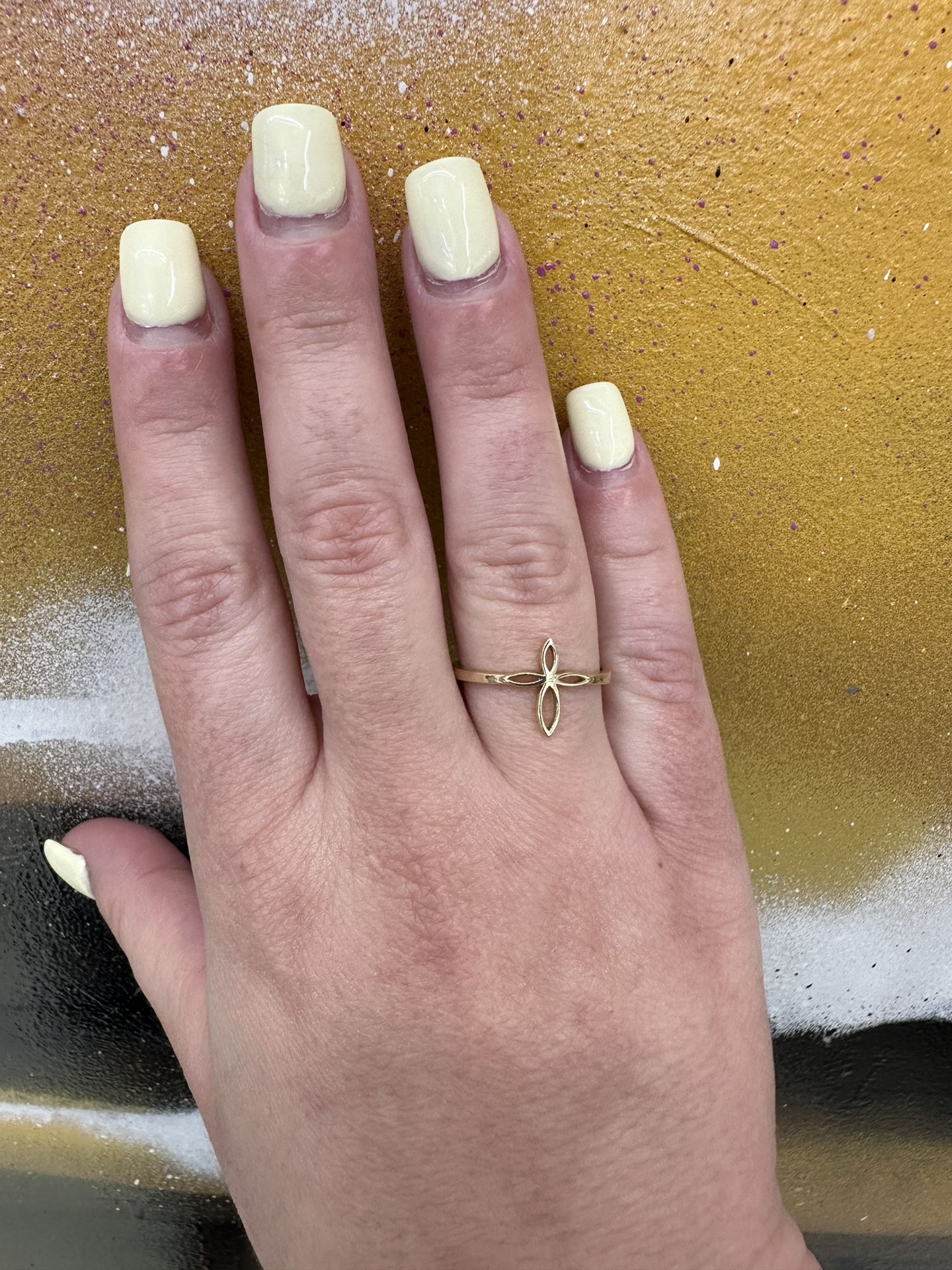 14k DESTELLO DE LUZ RING