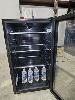Black fridge