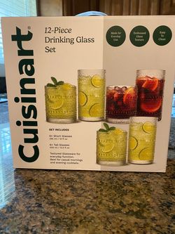 Cuisinart 12 pc Drinking Glass Set