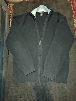 Long Sleeve Full Zip Cotton Cardigan 