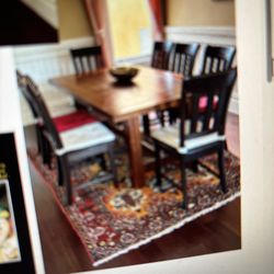 Dining room table and shares