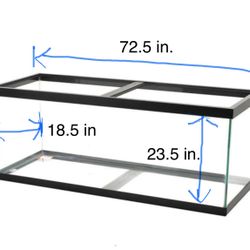 Extra Large Glass Aquarium- No Leaks