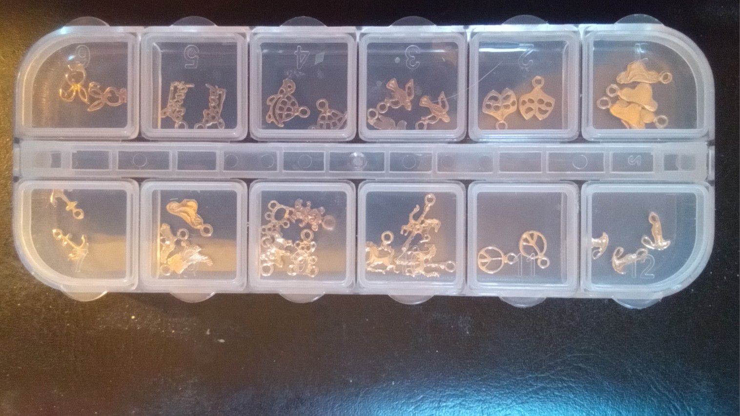 32 New Gold  Small Charms
