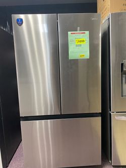 GE 27 cu. ft. French Door Refrigerator in Fingerprint Resistant Stainless with Internal Dispenser ENERGY STAR