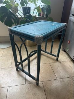 Side table wood hand made