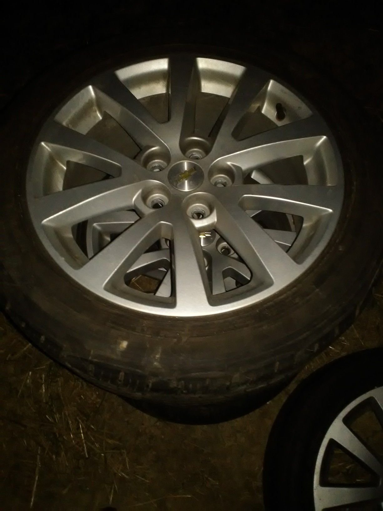 Set of 18"wheels with very nice tires they r 50s