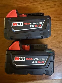 Milwaukee m18 red lithium batteries