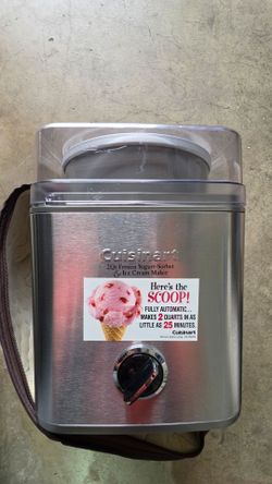 Brand New Cuisinart 2 Quart Ice Cream Machine Maker