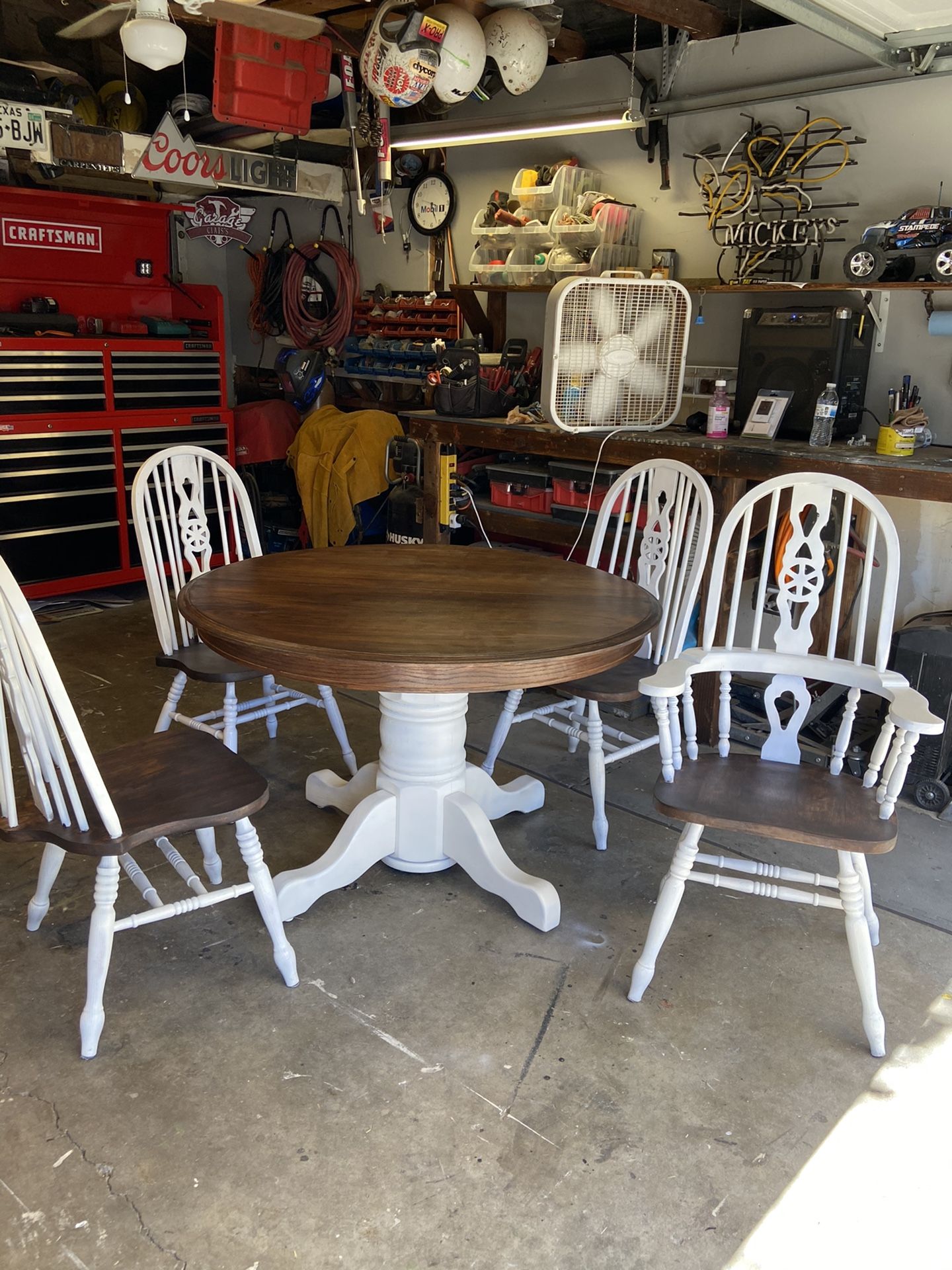 Rustic dining table