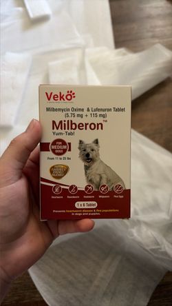 Veko Milberon Yum-Tab Medium Dogs 6 Tablets