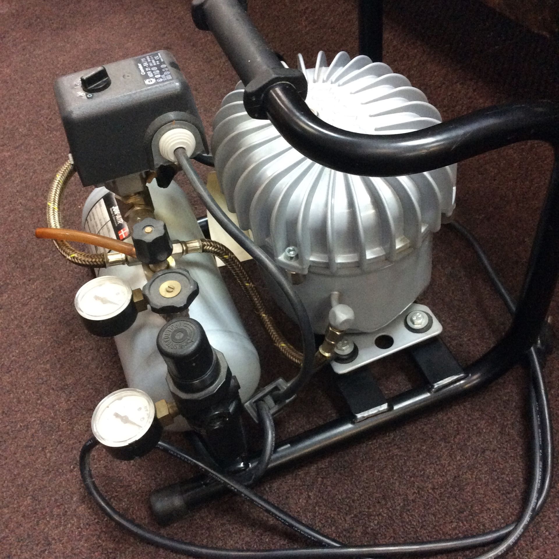 Jun Air Model 3-1.5 Small Air Compressor, Ultra Quiet for Sale in