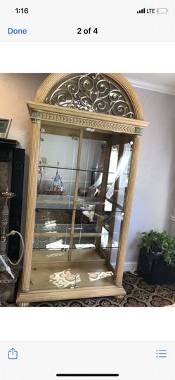 Glass China cabinet
