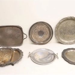 Vintage Silver Plate Trays