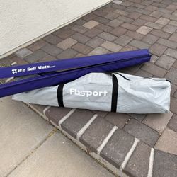 Gymnastics Practice Air Mat And Practice Balance Beam