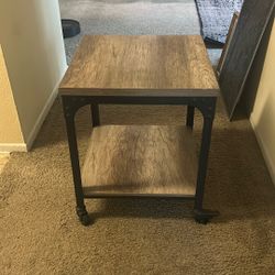 End Tables on Wheels $50 Each Or $80 For Both