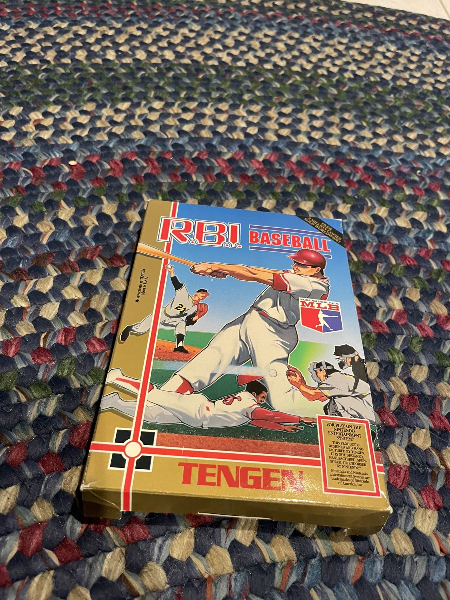 RBI Baseball for NES Complete in Box