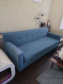 Lovely Mid Century tweed sofa