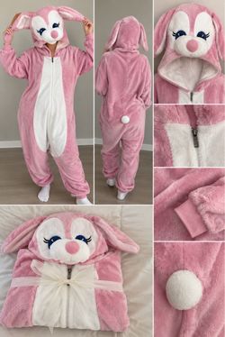 SALE!!Pink Bunny Kigurumi Onesie Pajama
