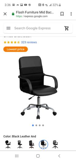 new office chair. retail 60 I'm asking 40. I have tons of office chairs!!!