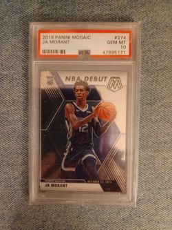 2019 Panini Mosaic #274 Ja Morant Basketball Card 