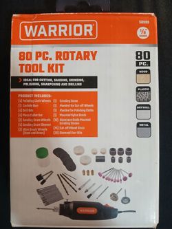 80pc ROTARY TOOL KIT