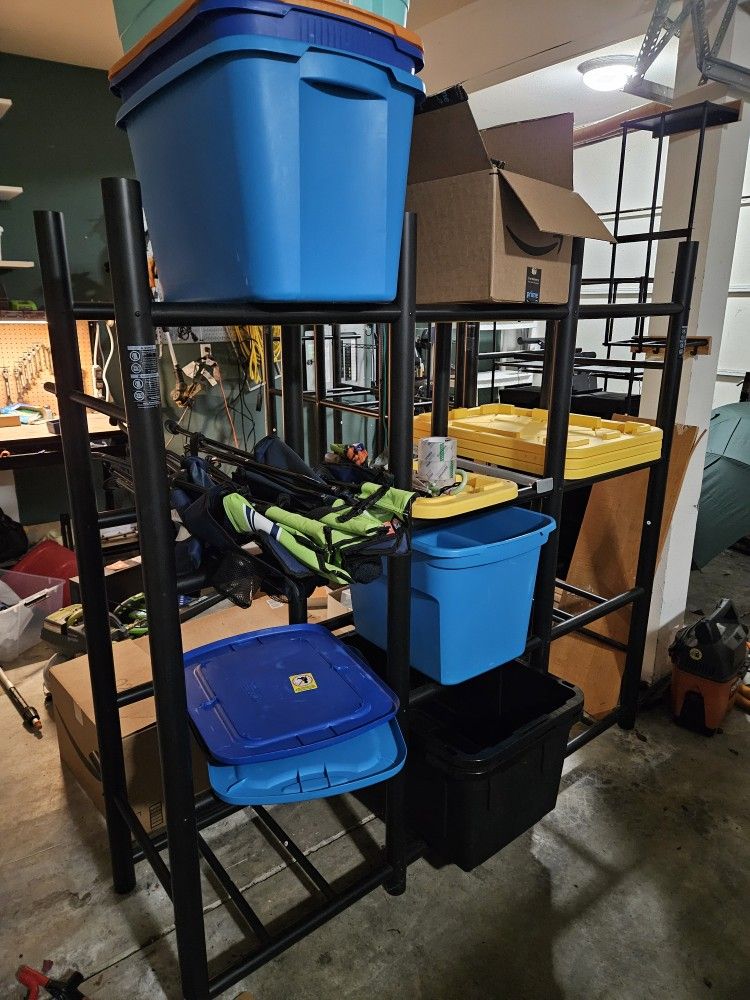 12 Bin Rack (2 Available)