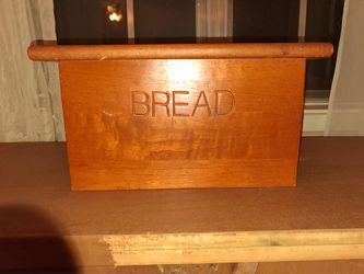 Wood Bread Box