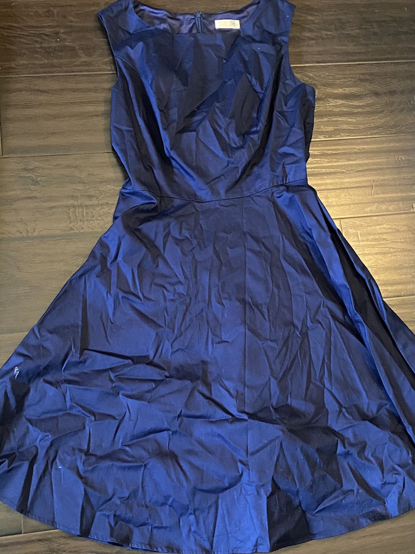 Blue Dress Simple 