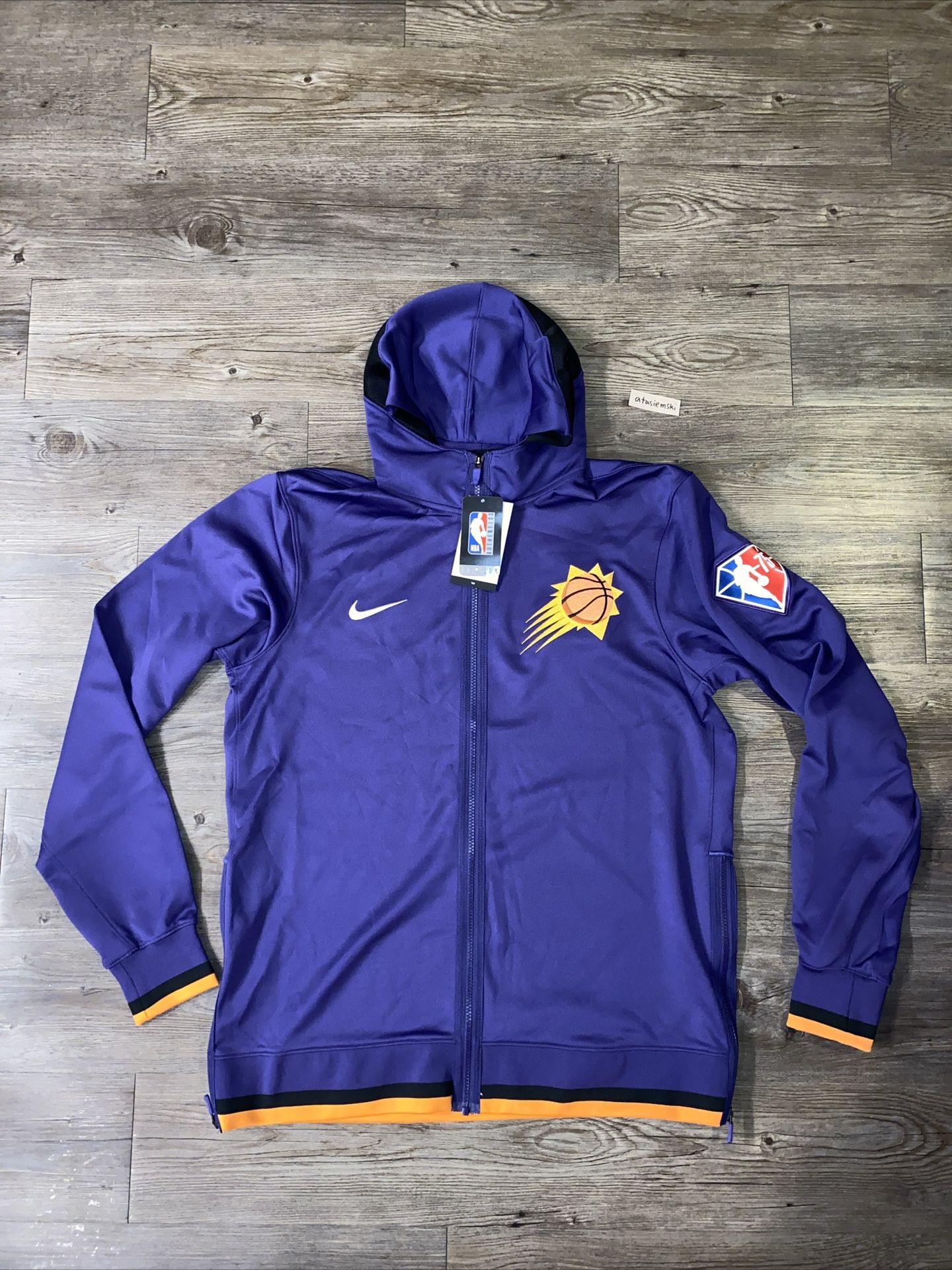 NEW Phoenix Suns Nike NBA Showtime Jacket Hoodie DA7944-566 Sz XXL 75th Anniversary