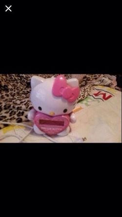 Hello kitty projection clock