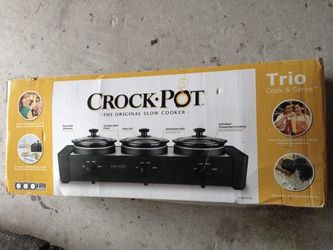 Crock Pot the original slow cooker trio