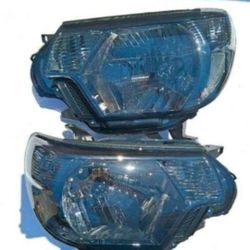 12-15 Toyota Tacoma Headlights Luces Calaveras Micas Faros Focos Faroles Headlamps
